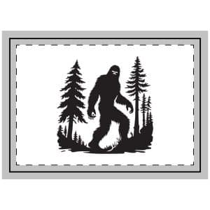 Bigfoot Svg (1) Throw Pillow