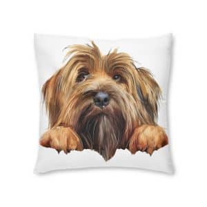 Dogs 2 Tufted Floor Pillow Square