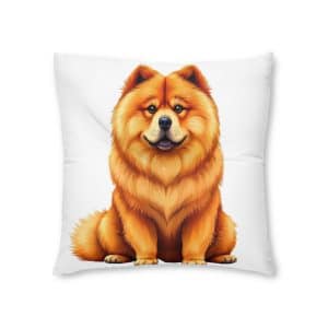 Dogs Collection 34 Tufted Floor Pillow Square
