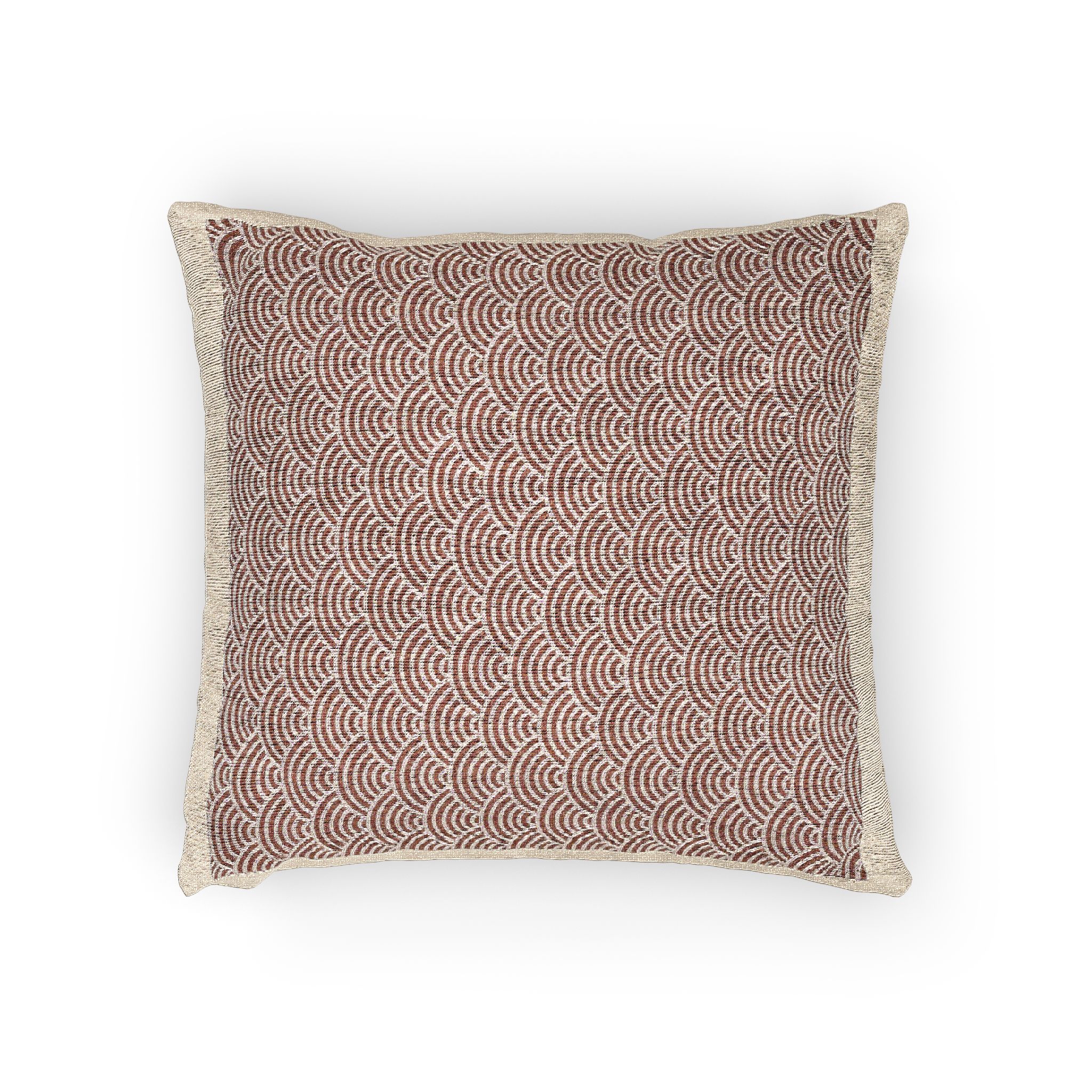 Japanese Wave Seamless Pattern Background Woven Pillow - Image 2