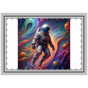 Astronaut V1 3 Throw Pillow