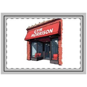 Gym Morrison V1 Throw Pillow