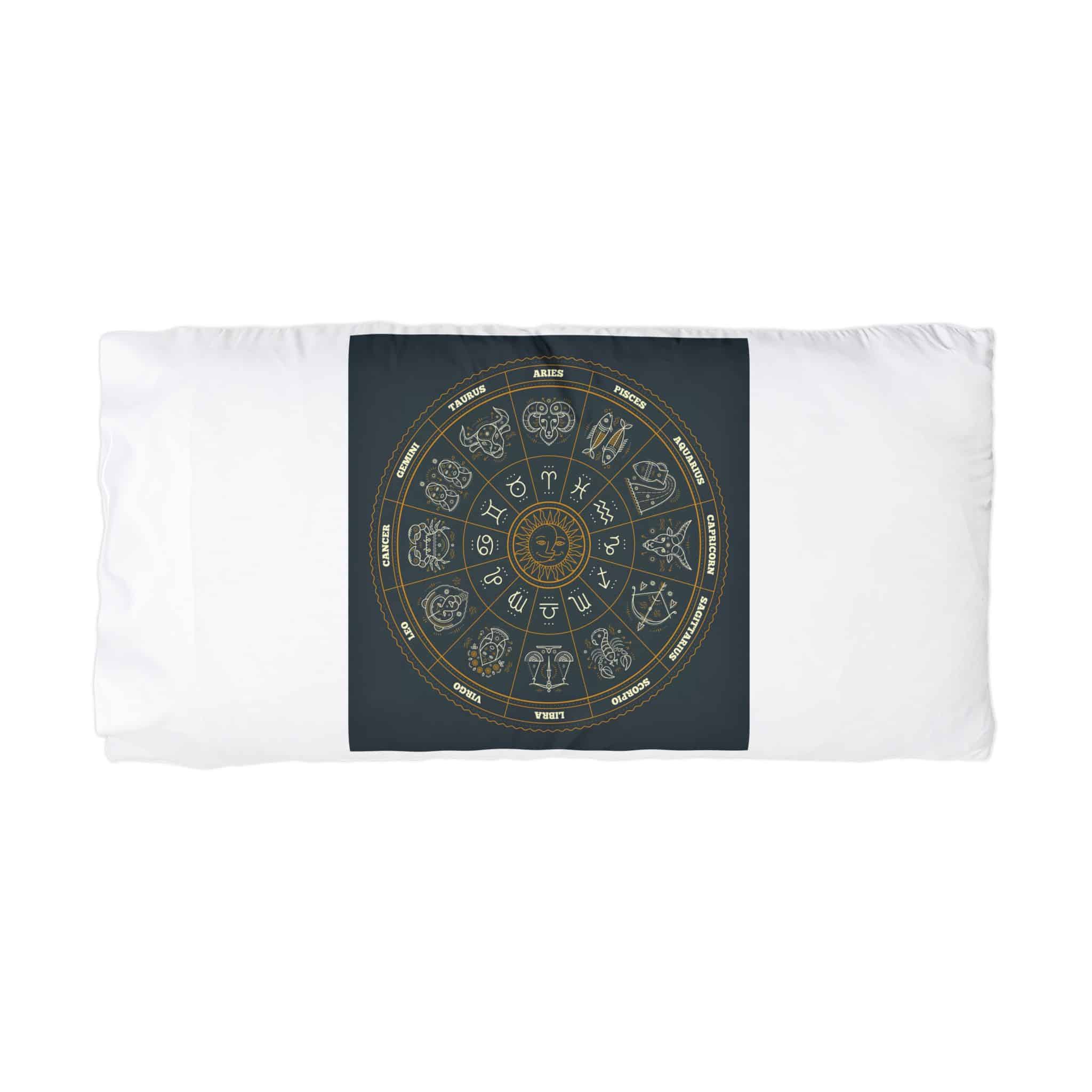 Zodiac Signs Microfiber Pillowcase - Image 3