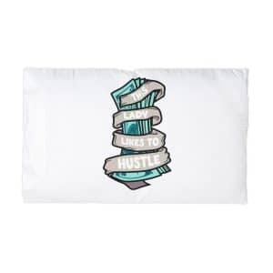 This Lady Likes Hustle Sash Money Shirt Design Microfiber Pillowcase