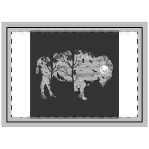 Buffalo Throw Pillow
