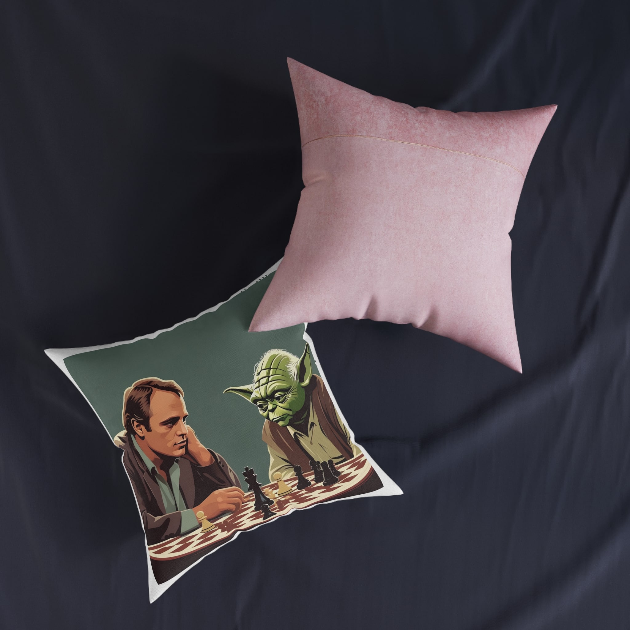 Parallel Realities Collection V4 Square Pillow Pink Back - Image 11