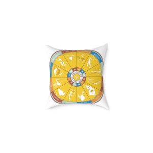 Zodiac Signs Square Poly Canvas Pillow