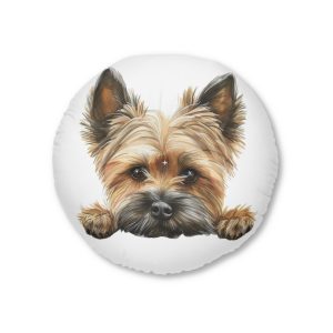 Dogs 38 Tufted Floor Pillow Round