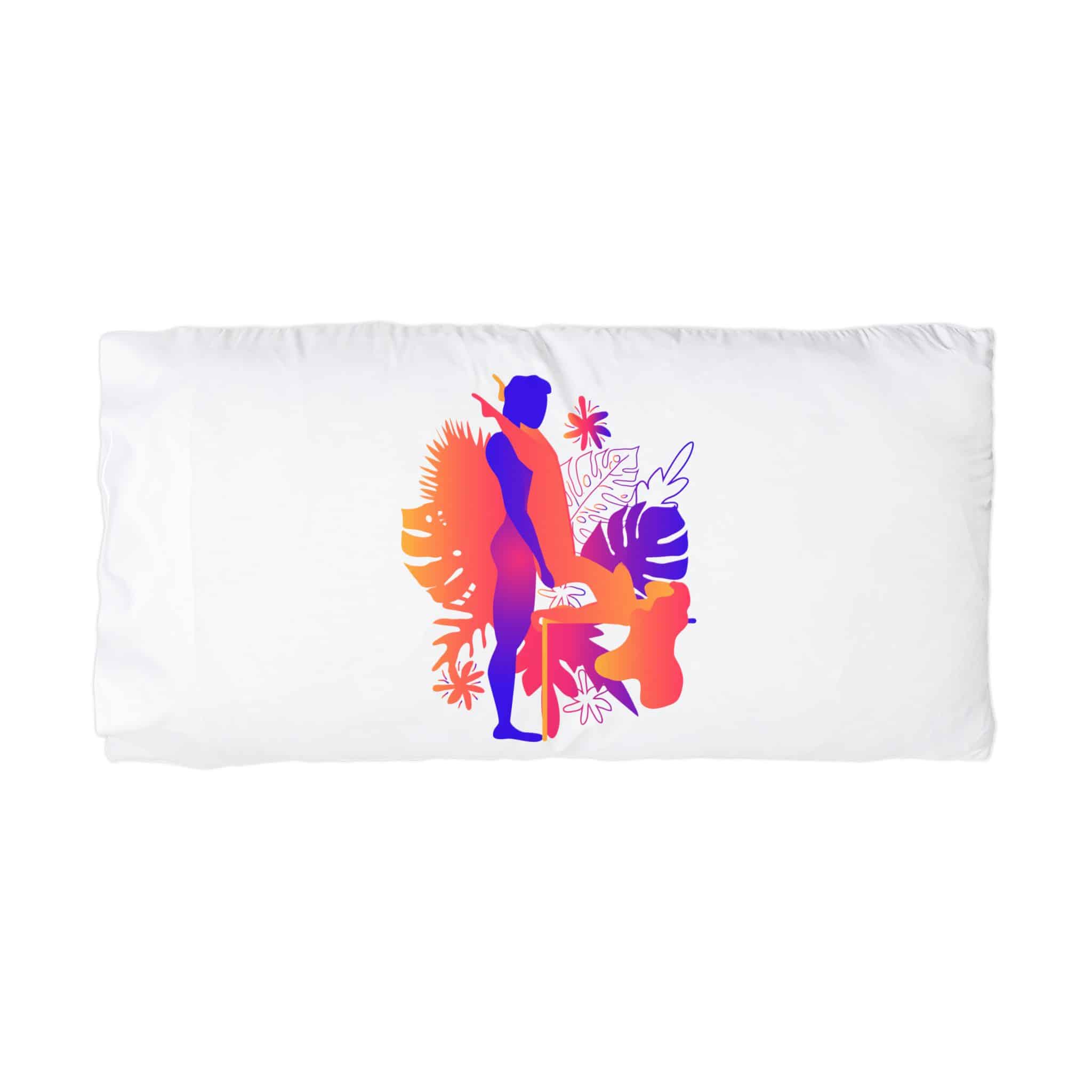 Kama Sutra Man Woman Have Sex Art Love Sexual Position Butterfly Microfiber Pillowcase - Image 3