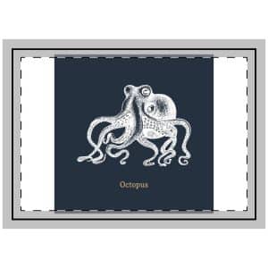 Octopus Copia 2 Throw Pillow