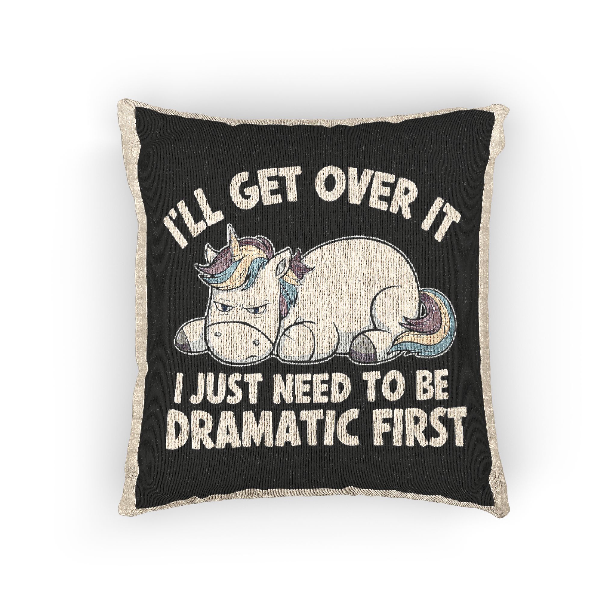 I Will Get Over It Woven Pillow - Image 3