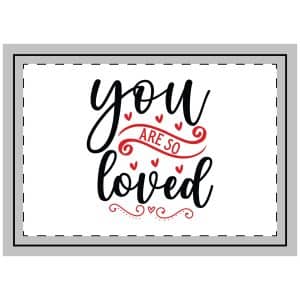 You Are So Loved 1 Throw Pillow
