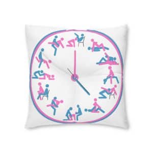 Kamasutra Positions 2 Tufted Floor Pillow Square