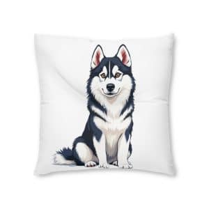 Dogs Collection 19 Tufted Floor Pillow Square