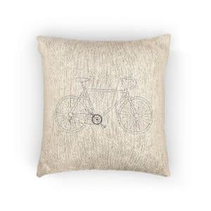Bike 1 Woven Pillow