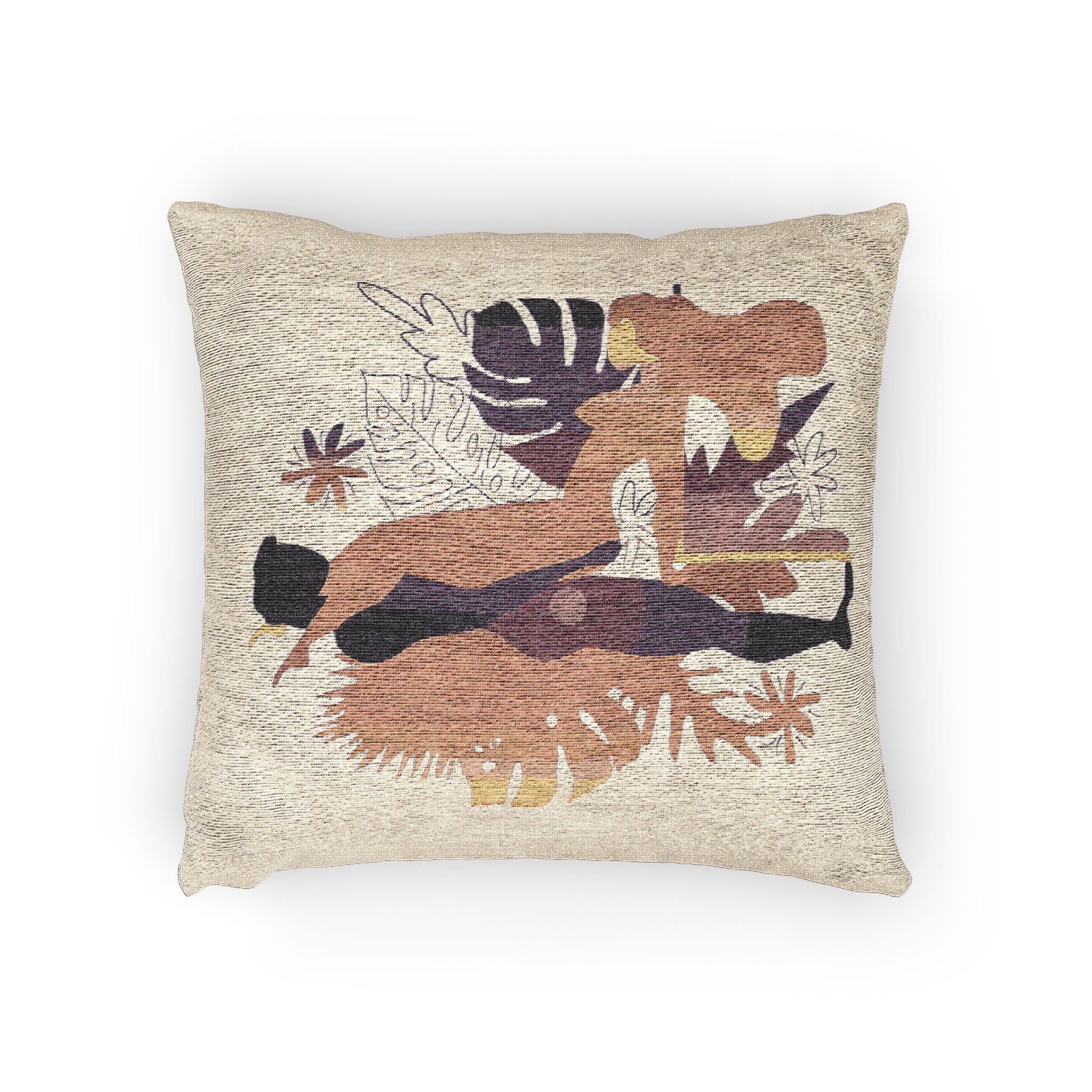 Kama Sutra Man Woman Have Sex Art Love Sexual Position Butterfly Woven Pillow - Image 2