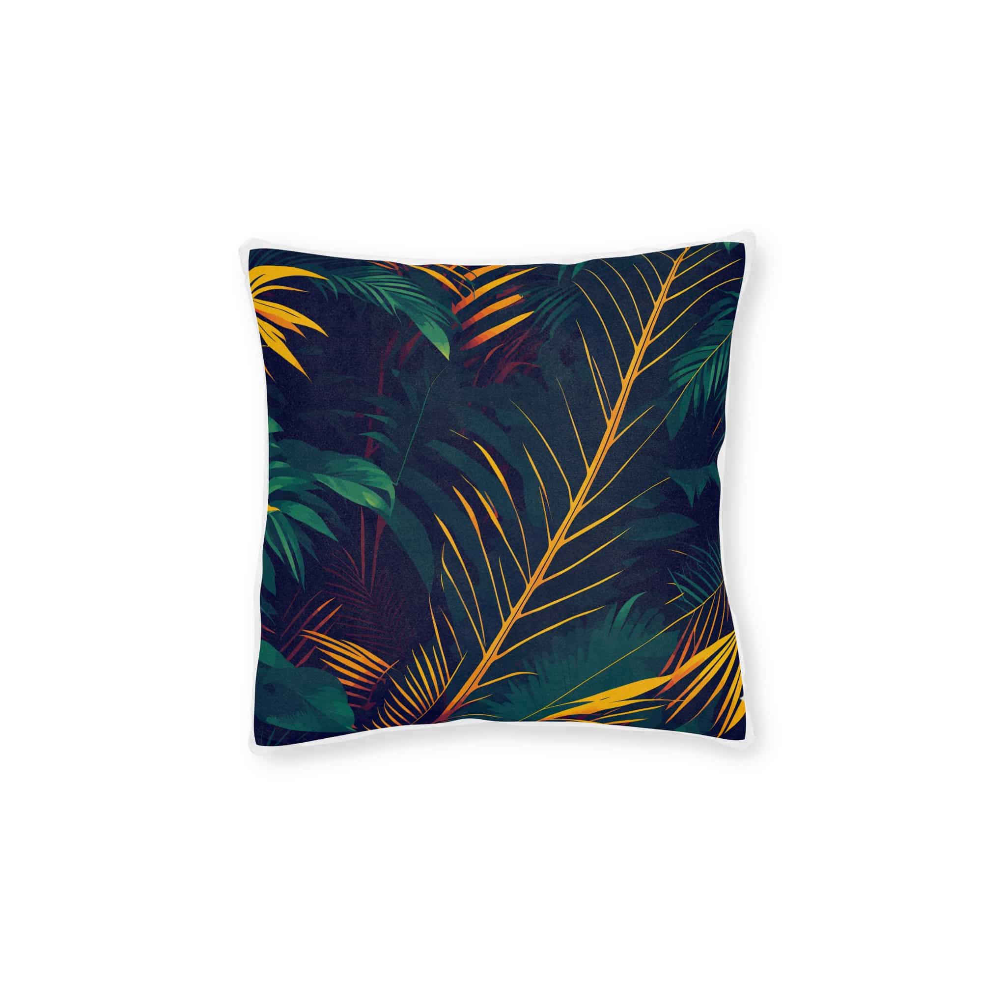 Pattern Sameless Jungle V1 Square Pillow Pink Back