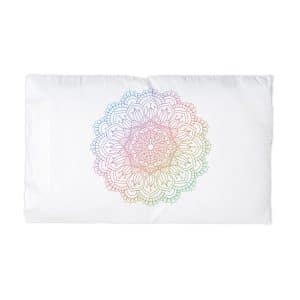 Mandala Design In Rainbow Colours 2203 Microfiber Pillowcase